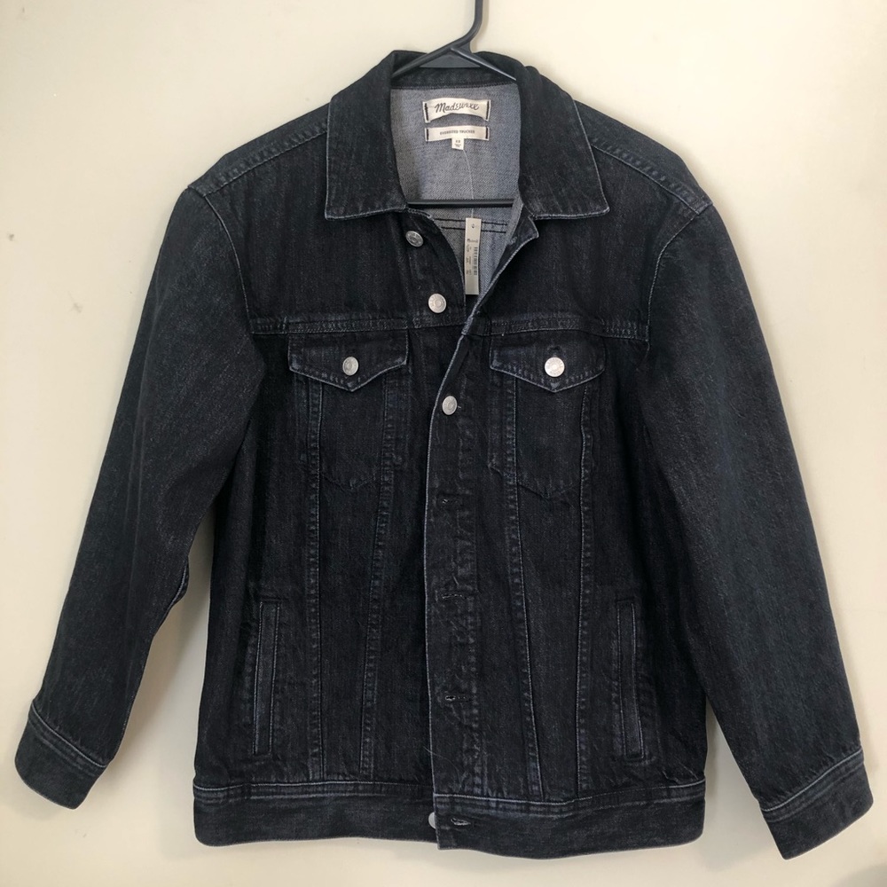 NWT Madewell Denim Oversized Trucker Jacket